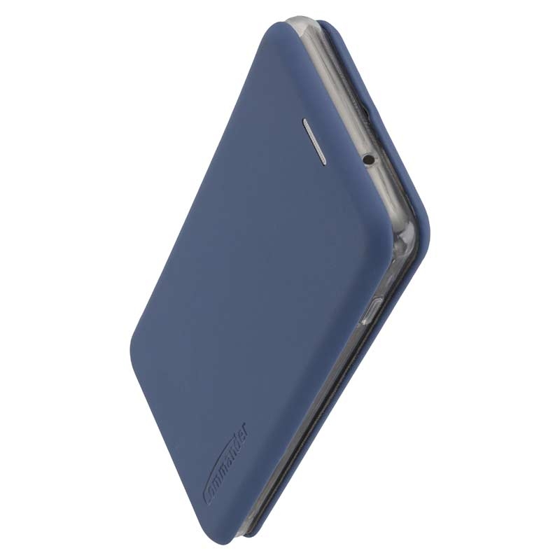 Peter Jäckel COMMANDER Book Case CURVE für Samsung G973 Galaxy S10 Soft Touch Maritim Blue