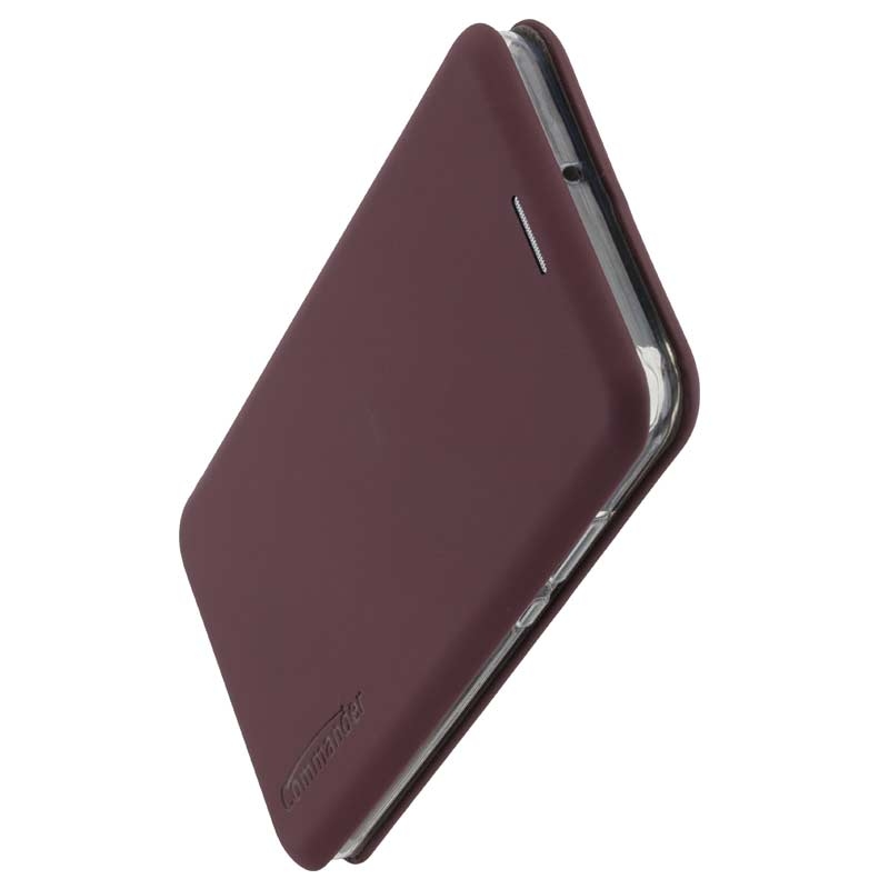 Peter Jäckel COMMANDER Book Case CURVE für Huawei P30 Lite Soft Touch Bordeaux