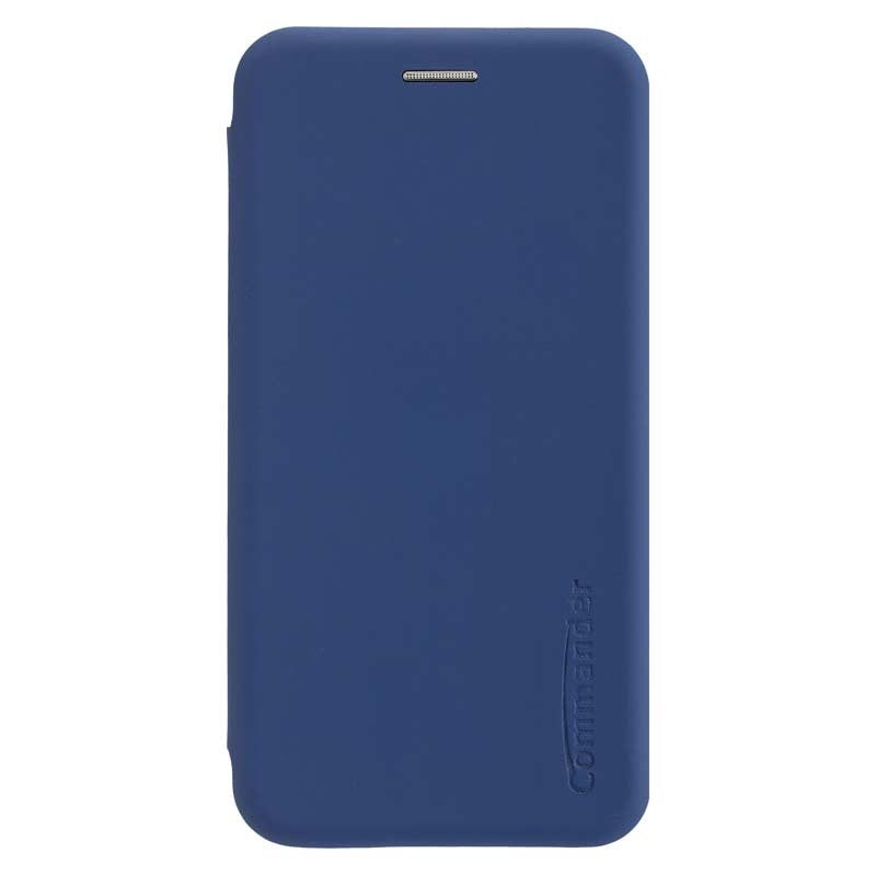 Peter Jäckel COMMANDER Book Case CURVE für Huawei P Smart 2019/ Honor 10 Lite Soft Touch Maritim Blue