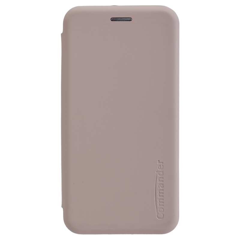 Peter Jäckel COMMANDER Book Case CURVE für Huawei P Smart 2019/ Honor 10 Lite Soft Touch Creme Rose