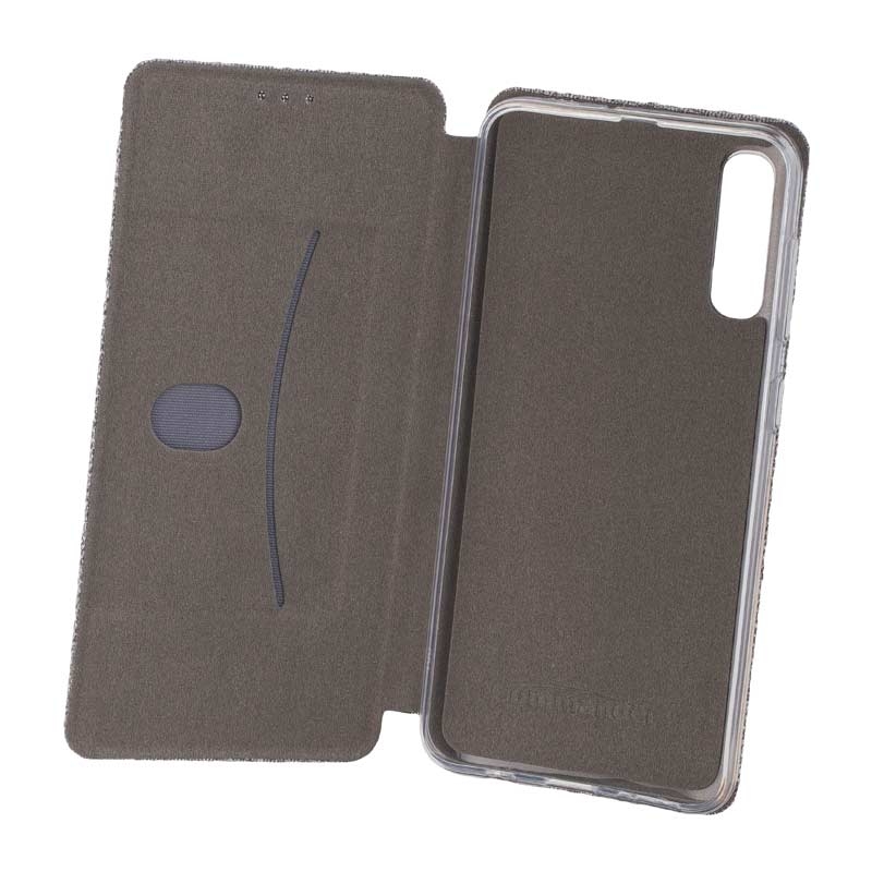 Peter Jäckel COMMANDER Book Case CURVE für Samsung A505 Galaxy A50 Suit Elegant Gray