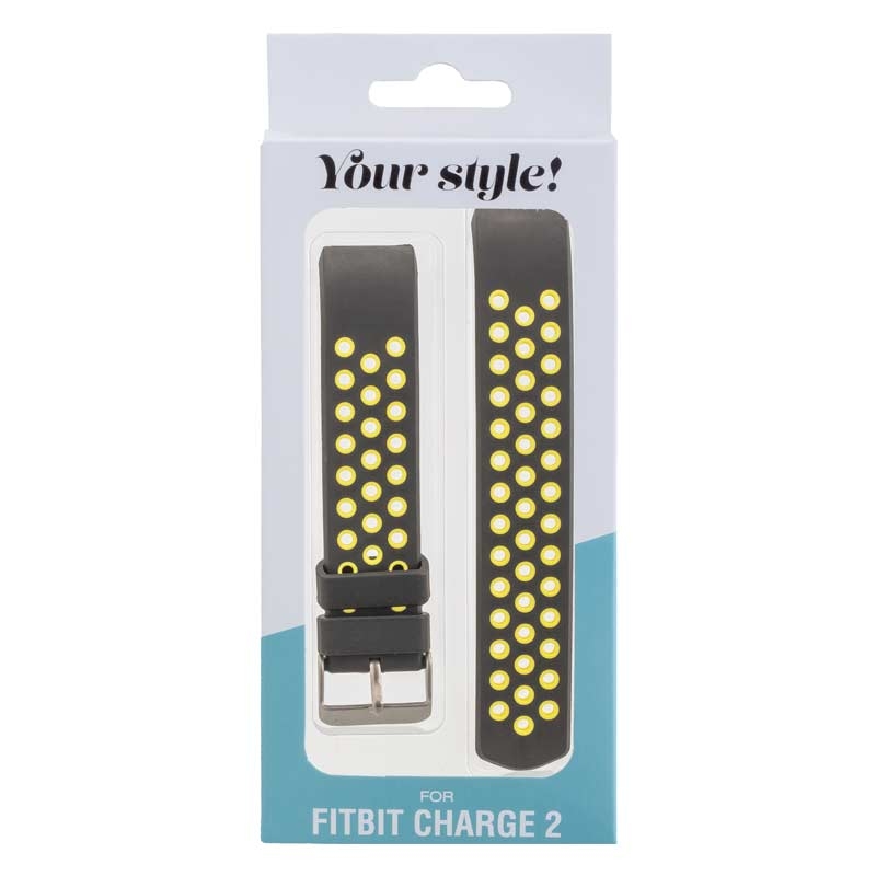Peter Jäckel Armband für FITBIT CHARGE 2 Silicon Sportive Plus Yellow