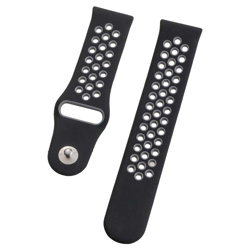 Peter Jäckel Armband für FITBIT Versa/ Versa Lite Silicon Sportive Plus Gray