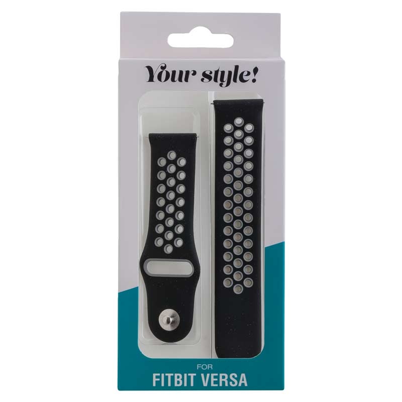 Peter Jäckel Armband für FITBIT Versa/ Versa Lite Silicon Sportive Plus Gray