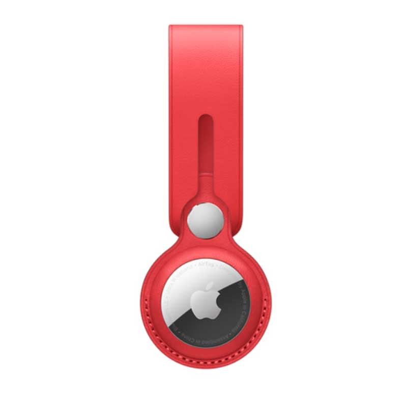Apple AirTag Anhänger aus Leder - (Product) RED