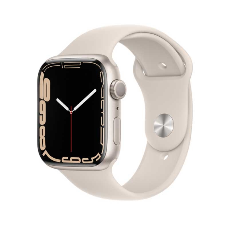 Apple Watch Series 7 GPS 45mm Alu polarstern Armband polarstern