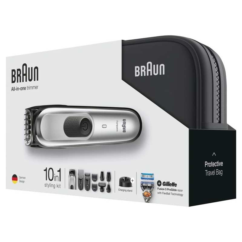 Braun MGK7920 Bart-/Haarschneider Multigrooming Geschenkset + Organizer