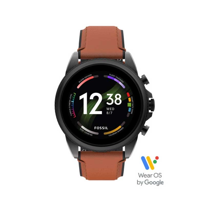 Fossil FTW4062 Gen 6 Smartwatch Lederband braun