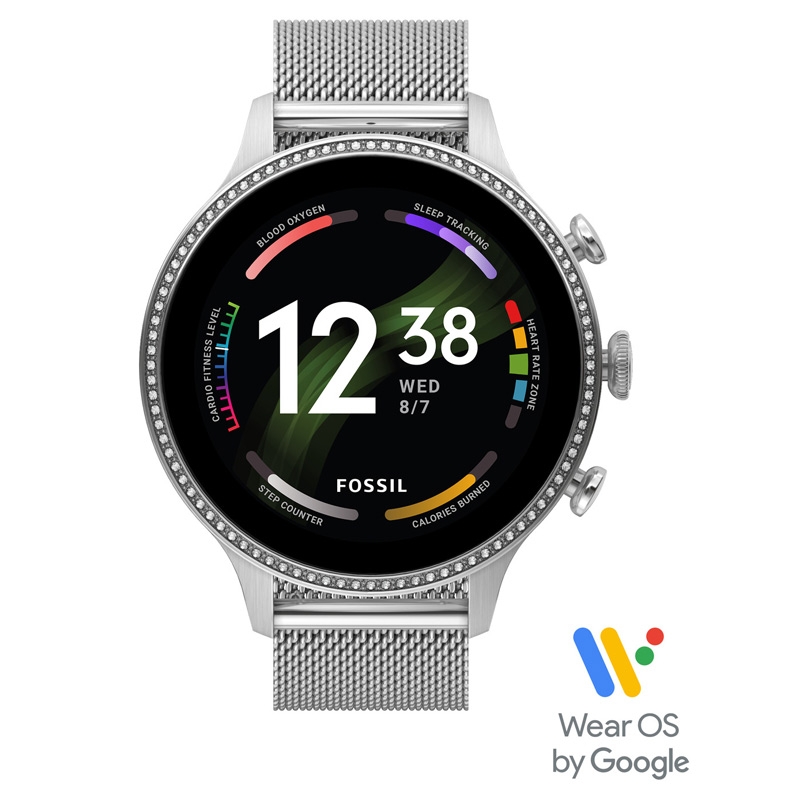 Fossil FTW6083 Gen 6 Smartwatch Edelstahl silber