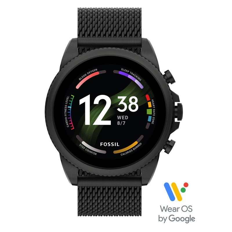 Fossil FTW4066 Gen 6 Smartwatch Edelstahl schwarz