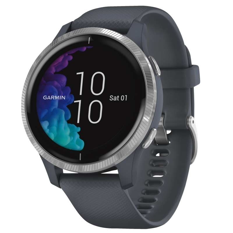 Garmin Venu Smartwatch granitblau-silber