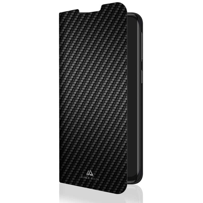 Black Rock Booklet "Flex Carbon" für Samsung Galaxy A50, Schwarz