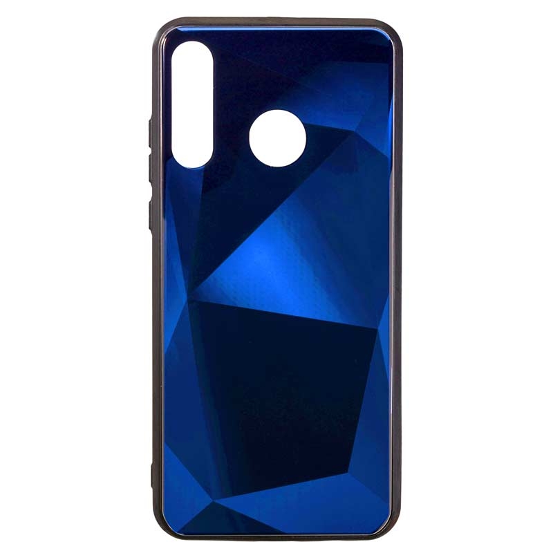 Peter Jäckel COMMANDER Glas Back Cover DIAMOND für Huawei P30 Lite Blue