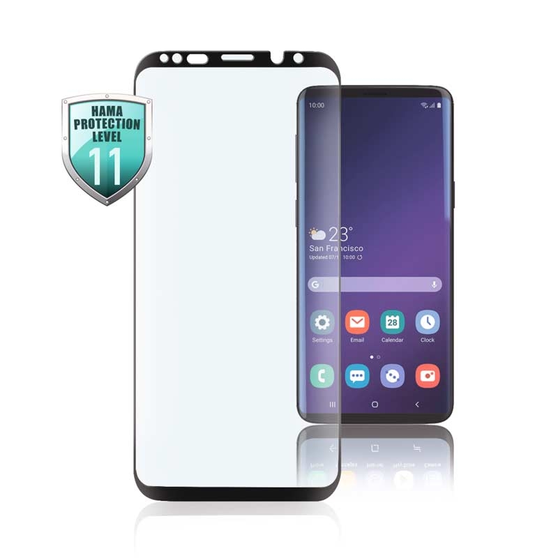 Hama 3D-Full-Screen-Schutzglas für Samsung Galaxy S20+, Schwarz