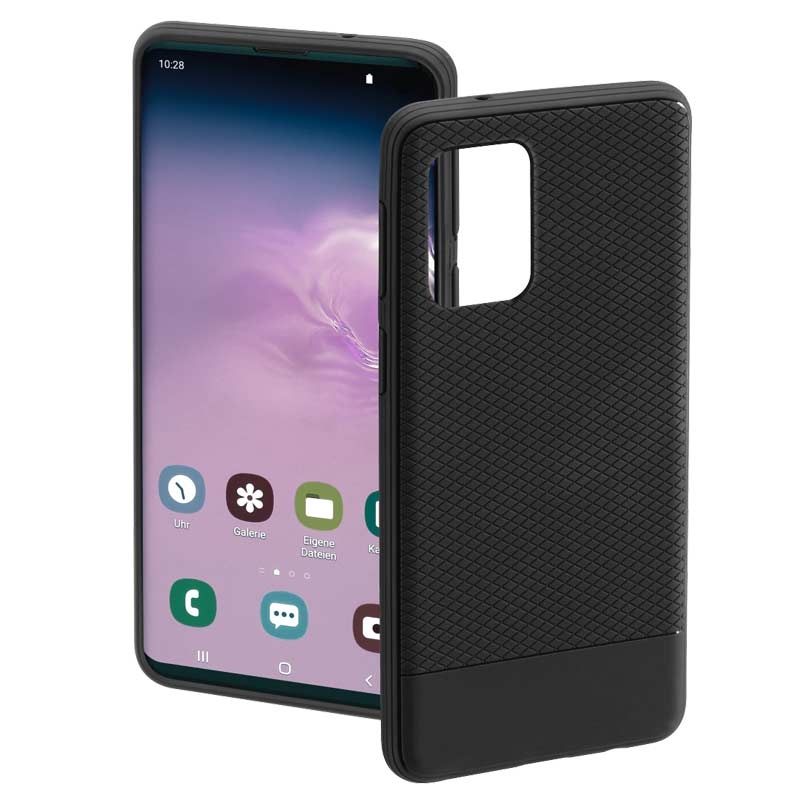 Hama Cover "Shield" für Samsung Galaxy S20+, Schwarz