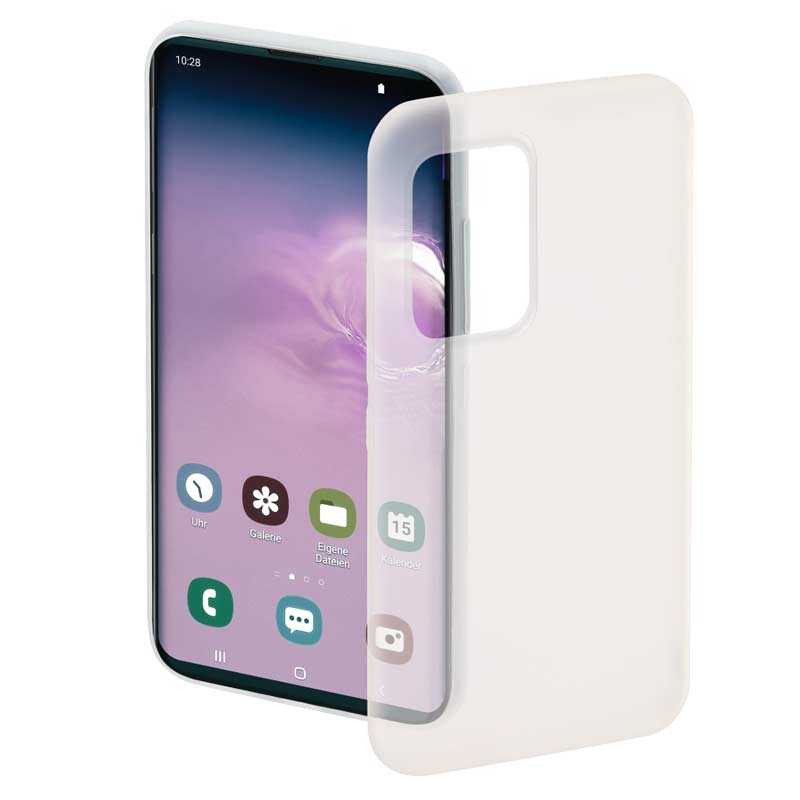 ama Cover "Ultra Slim Flexible" für Samsung Galaxy S20+, Weiß