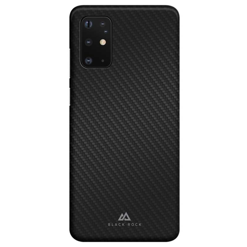 Black Rock Cover "Ultra Thin Iced" für Samsung Galaxy S20+, Schwarz/Carbon