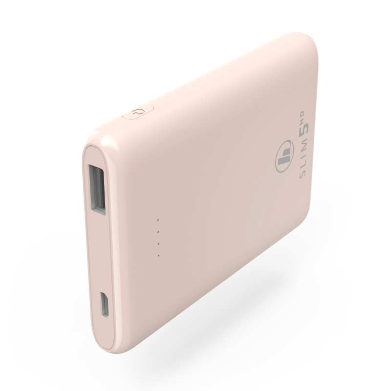 Hama Power Pack "SLIM 5HD" 5000mAh hellrosa