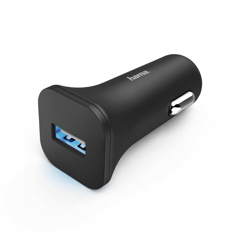 Hama Kfz-Ladegerät, 1,2 A, Schwarz
