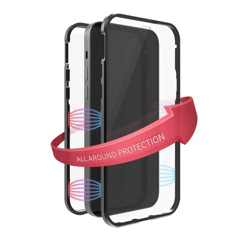 Black Rock Cover "360° Glass" für Apple iPhone 13, Schwarz