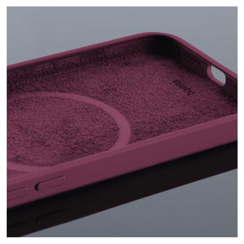 Hama Cover MagCase Finest Feel PRO für Apple iPhone 13, Bordeaux