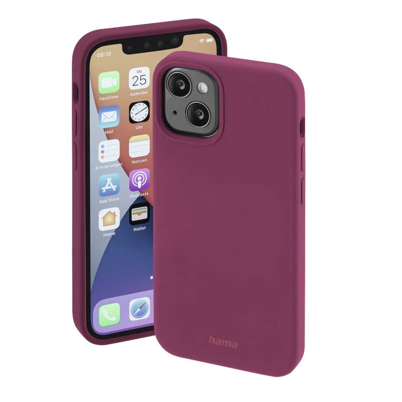 Hama Cover MagCase Finest Feel PRO" für Apple iPhone 13 mini, Bordeaux"