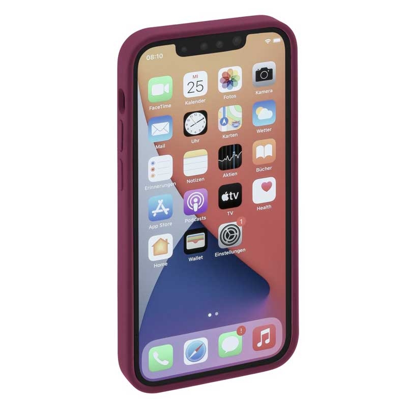 Hama Cover MagCase Finest Feel PRO für Apple iPhone 13, Bordeaux