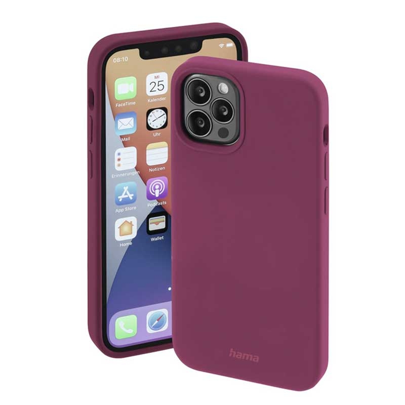 Hama Cover MagCase Finest Feel PRO" für Apple iPhone 13 Pro, Bordeaux"