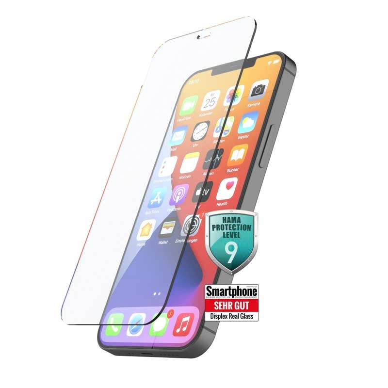 Hama Echtglas-Displayschutz Premium Crystal Glass" Apple iPhone 13/13 Pro