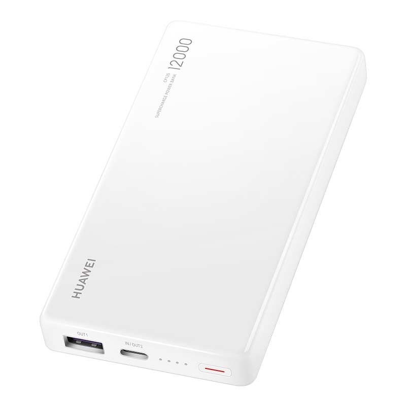 Huawei CP125 SuperCharge Powerbank 12000 mAh - 40 Watt weiß