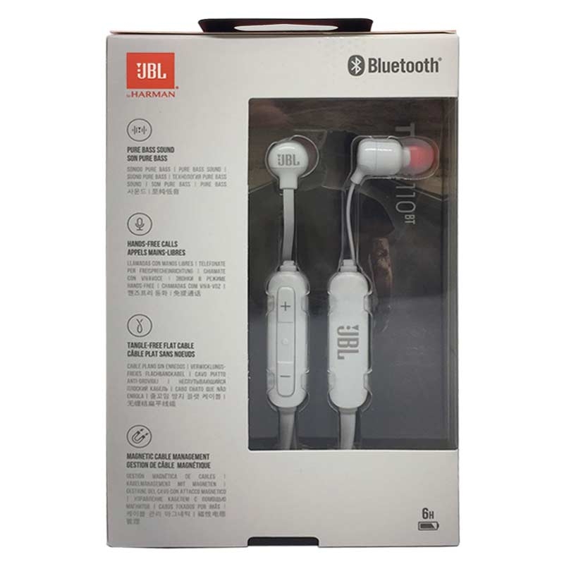 JBL Tune110BT In-Ear Bluetooth-Kopfhörer weiß