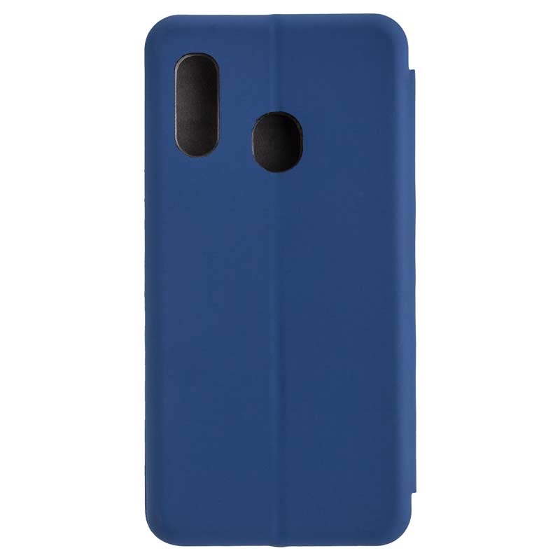 Peter Jäckel COMMANDER Book Case CURVE für Samsung A202 Galaxy A20e Soft Touch Maritim Blue