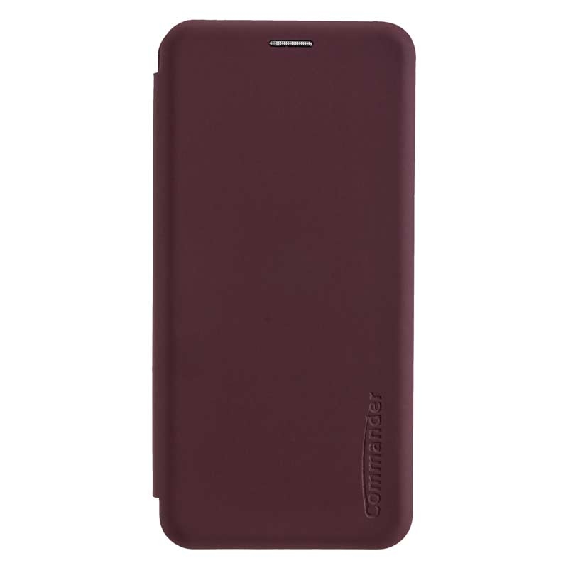 Peter Jäckel COMMANDER Book Case CURVE für Samsung A405 Galaxy A40 Soft Touch Bordeaux