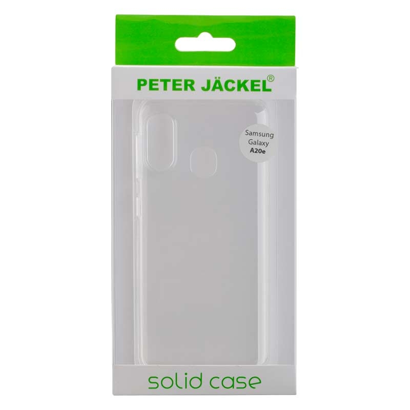 Peter Jäckel PROTECTOR Solid Case für Samsung A202 Galaxy A20e Clear