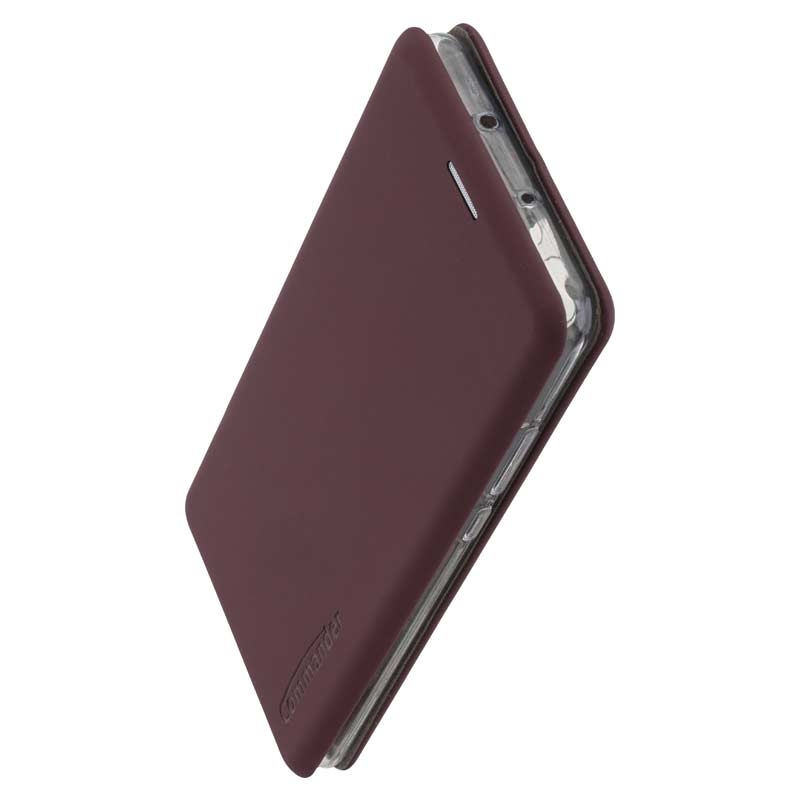 Peter Jäckel COMMANDER Book Case CURVE für Huawei P30 Pro Soft Touch Bordeaux