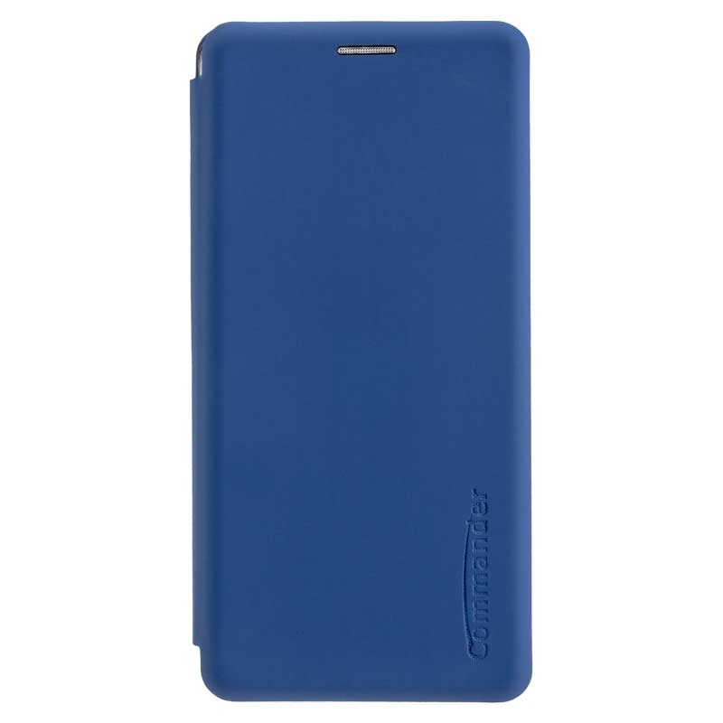 Peter Jäckel COMMANDER Book Case CURVE für Samsung G975 Galaxy S10+ Soft Touch Maritim Blue