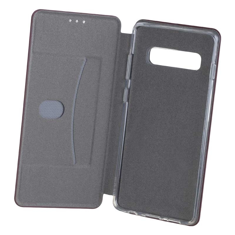 Peter Jäckel COMMANDER Book Case CURVE für Samsung G975 Galaxy S10+ Soft Touch Bordeaux