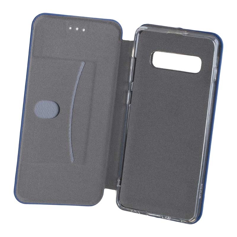 Peter Jäckel COMMANDER Book Case CURVE für Samsung G975 Galaxy S10+ Soft Touch Maritim Blue