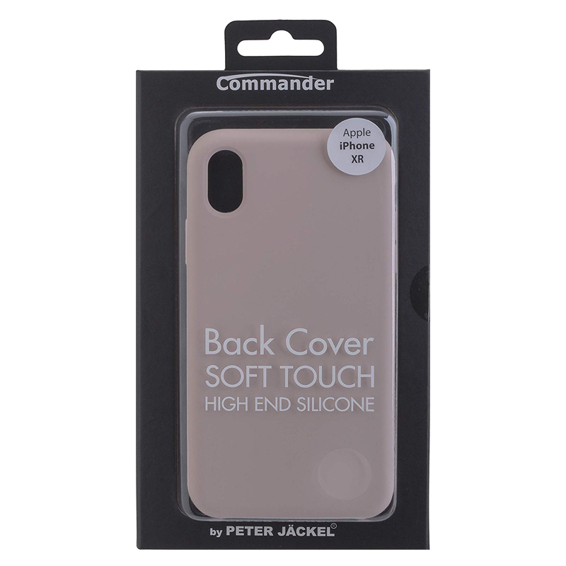Peter Jäckel COMMANDER Back Cover Soft Touch für Apple iPhone XR Rose