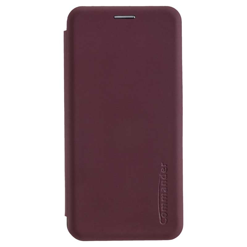 Peter Jäckel Commander Book Case CURVE für Samsung A202 Galaxy A20e Soft Touch Bordeaux