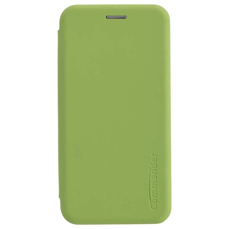 Peter Jäckel Commander Book Case CURVE für Samsung A202 Galaxy A20e Soft Touch Green