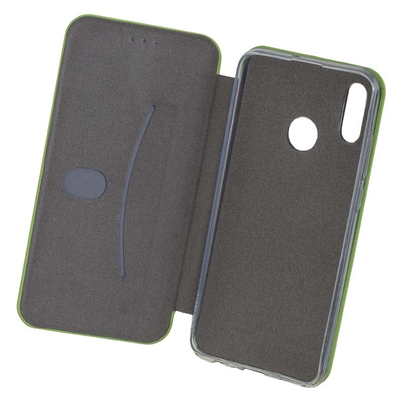 Peter Jäckel Commander Book Case CURVE für Samsung A202 Galaxy A20e Soft Touch Green