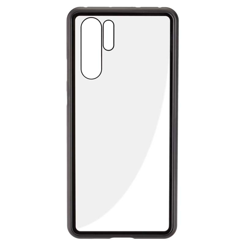 Peter Jäckel COMMANDER MAGNET COVER Back Glas für Huawei P30 Pro Black handyhülle