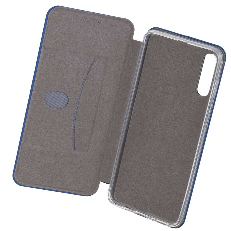 Peter Jäckel COMMANDER Book Case CURVE für Samsung A705 Galaxy A70 Soft Touch Maritim Blue