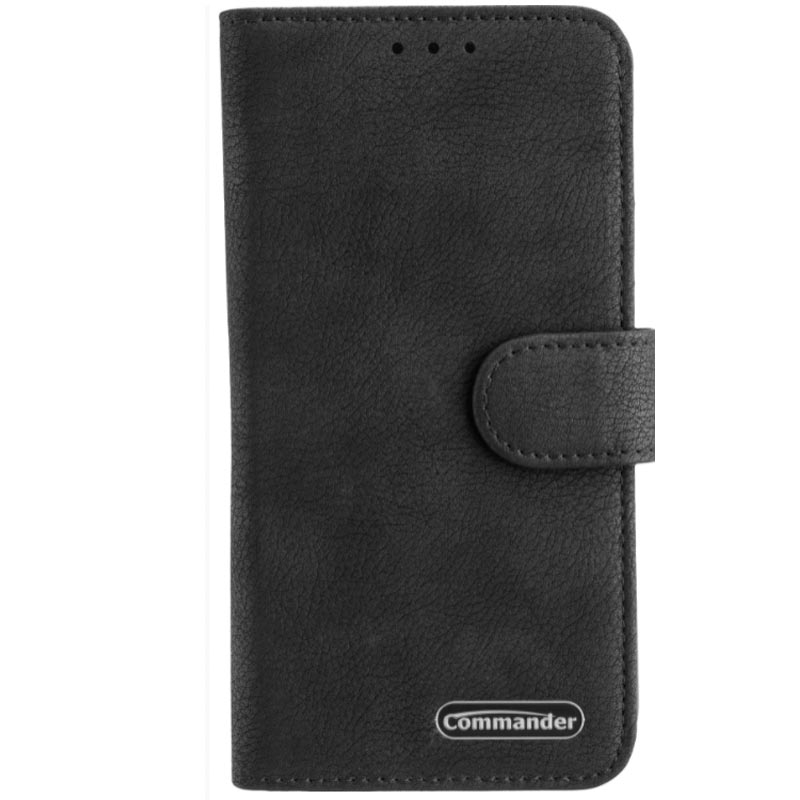 Peter Jäckel COMMANDER BOOK CASE ELITE Black für Apple iPhone 13 Pro Max