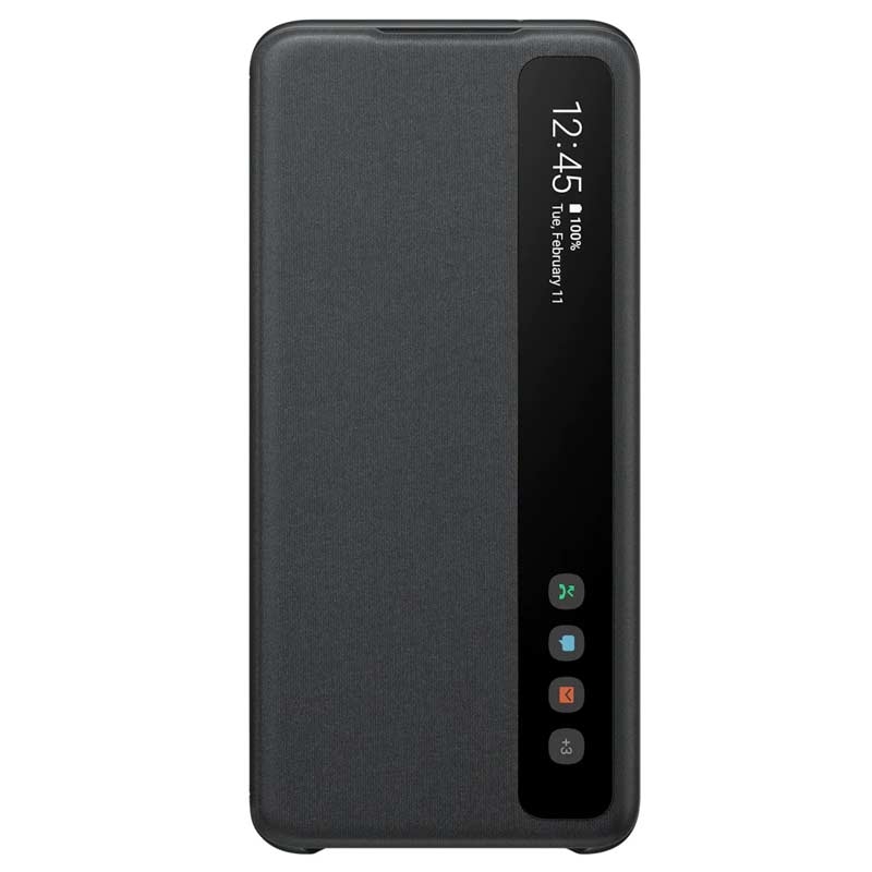 Samsung Clear View Cover Galaxy S20 (SM-G980) schwarz