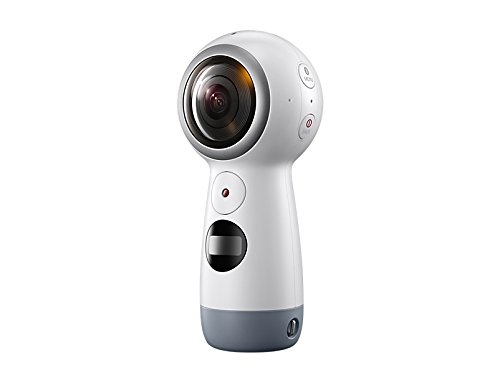 Samsung Gear 360 (2017) – 360 ° drehbar (4 K Kamera, Bluetooth V4.1, 1160 mAh Akku, bis zu 256 GB Speicher), weiß