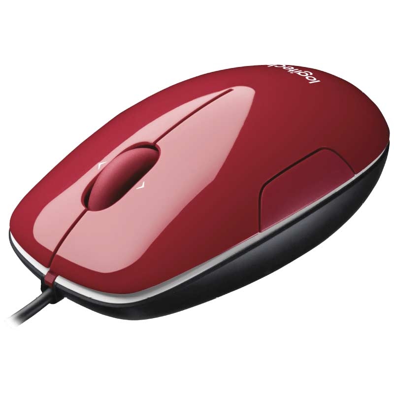Logitech LS1 M150 Laser Maus rot