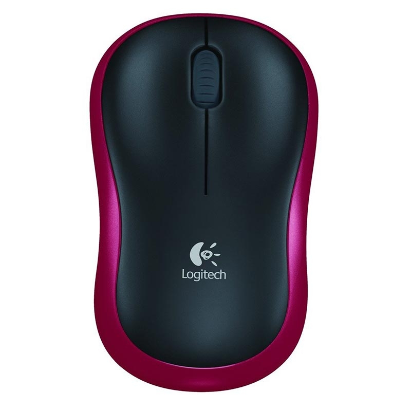 Logitech M185 Wireless Maus rot 1000 dpi USB-Anschluss NEU