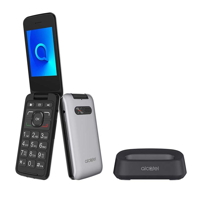 Alcatel 3026X Seniorentelefon metallic silber